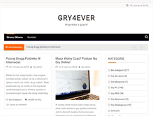 Tablet Screenshot of gry4ever.pl